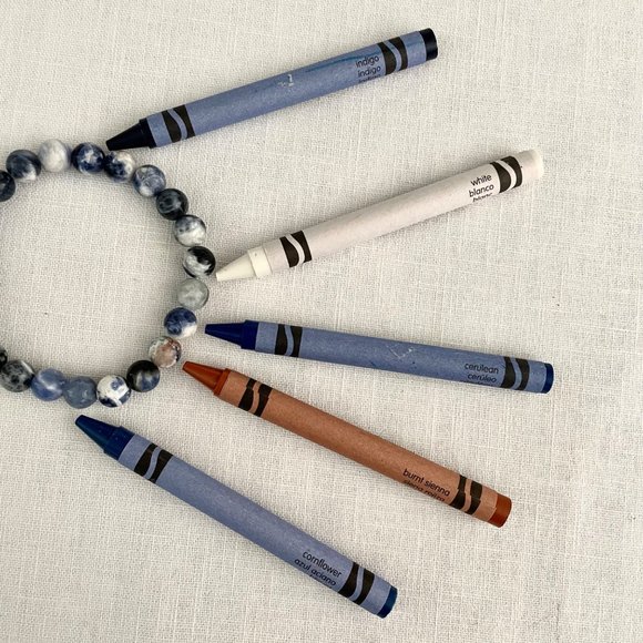 Natural Blue Soladite 8mm Bead Stretch Bracelet for Men or Women One Size New - Picture 6 of 9